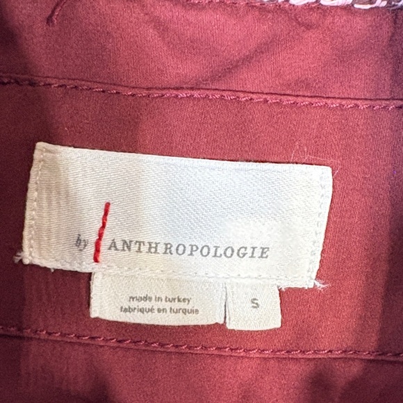 Anthropologie Hudson Pink & Burgundy Plaid Utility Shirt/ Jacket- Size S - Picture 2 of 12